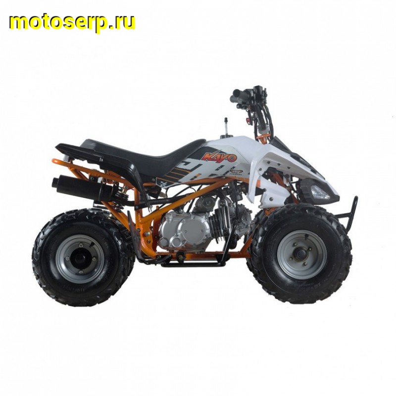 Купить  110cc Квадроцикл KAYO AT110 (белый пластик) (ПТС) 2025 г. 110сс, электростартер, 8/8" (шт) (SM купить с доставкой по Москве и России, цена, технические характеристики, комплектация фото  - motoserp.ru