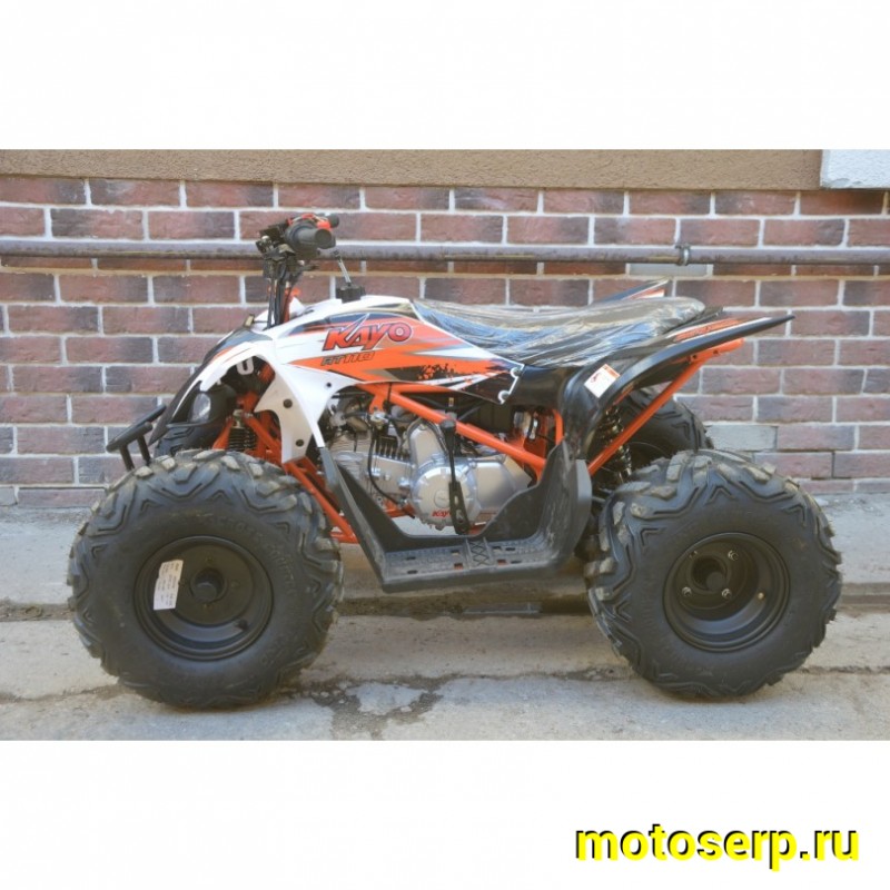 Купить  110cc Квадроцикл KAYO AT110 (белый пластик) (ПТС) 2025 г. 110сс, электростартер, 8/8" (шт) (SM купить с доставкой по Москве и России, цена, технические характеристики, комплектация фото  - motoserp.ru