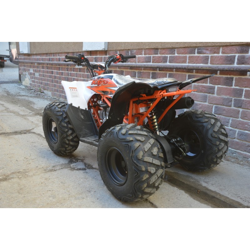 Купить  110cc Квадроцикл KAYO AT110 (белый пластик) (ПТС) 2025 г. 110сс, электростартер, 8/8" (шт) (SM купить с доставкой по Москве и России, цена, технические характеристики, комплектация фото  - motoserp.ru