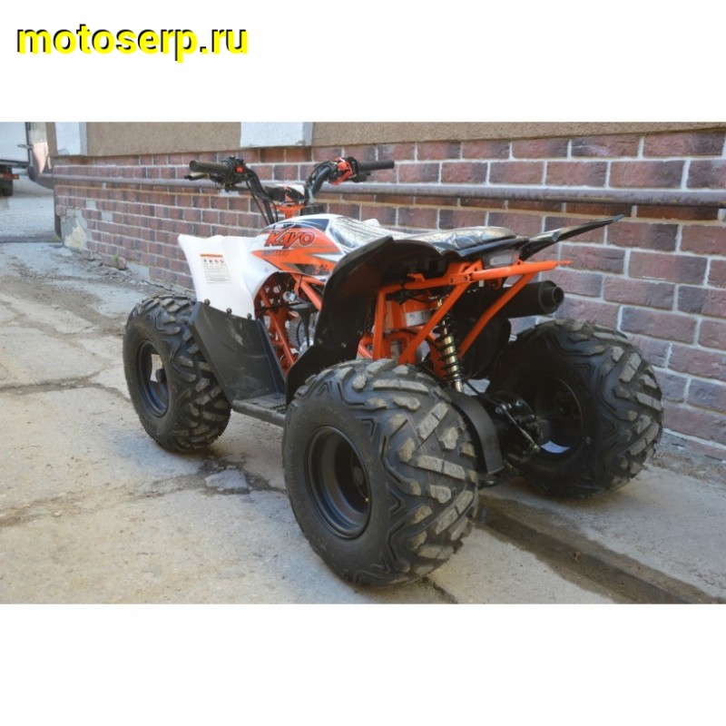 Купить  110cc Квадроцикл KAYO AT110 (белый пластик) (ПТС) 2025 г. 110сс, электростартер, 8/8" (шт) (SM купить с доставкой по Москве и России, цена, технические характеристики, комплектация фото  - motoserp.ru