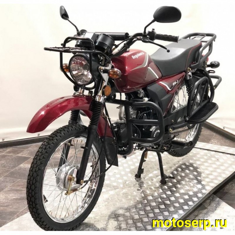 Купить  Мопед Regulmoto Alpha (RM-3) (2025) красный  4Т; 50cc;  колеса 17/17"литые; 4пер, диск/бар (шт) 01250 (ФОТО купить с доставкой по Москве и России, цена, технические характеристики, комплектация фото  - motoserp.ru