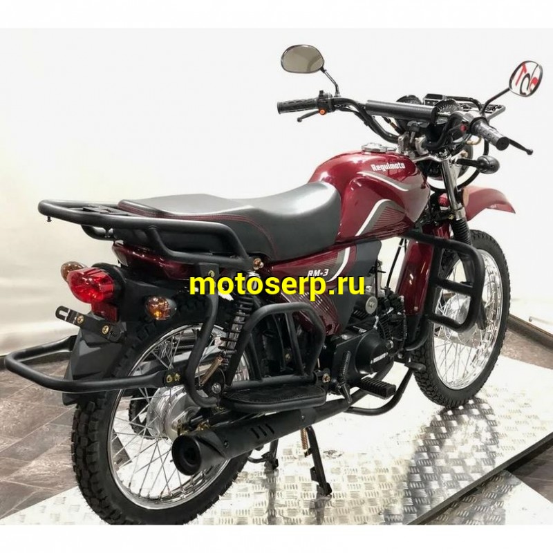 Купить  Мопед Regulmoto Alpha (RM-3) (2025) красный  4Т; 50cc;  колеса 17/17"литые; 4пер, диск/бар (шт) 01250 (ФОТО купить с доставкой по Москве и России, цена, технические характеристики, комплектация фото  - motoserp.ru