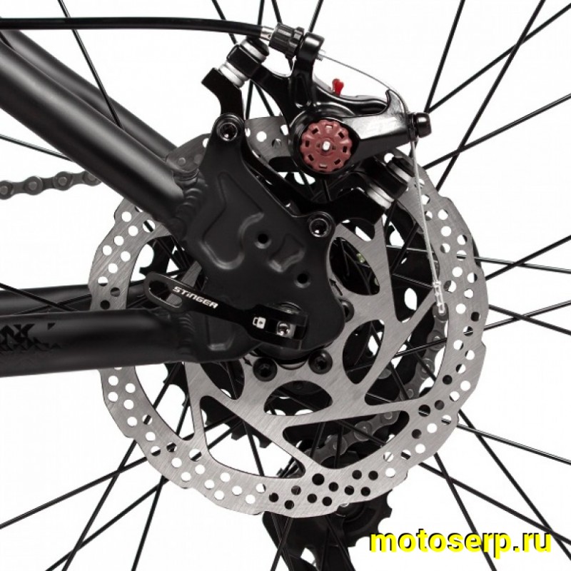 Купить  26" STINGER ELEMENT черный (15") (СТИНГЕР ЭЛЕМЕНТ) 26" горный; 14ск; рама-алюминий; тормоз-Disk; вилка пружинно-эластомерная (шт) (ART купить с доставкой по Москве и России, цена, технические характеристики, комплектация фото  - motoserp.ru