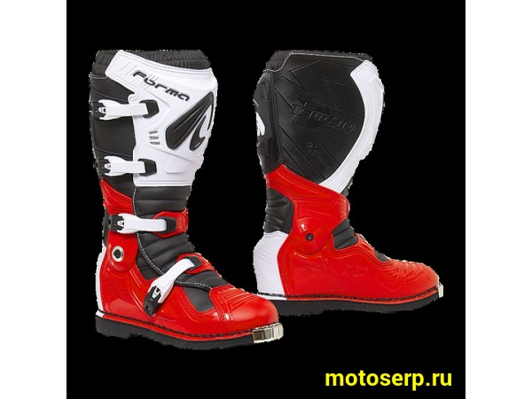 Купить  Мотоботы кросс. FORMA TERRAIN EVOLUTION TX RED/WHITE , р-р 43" (Ч-З) (пар) (УТ-00111271) (Mr.M FORC600 купить с доставкой по Москве и России, цена, технические характеристики, комплектация фото  - motoserp.ru