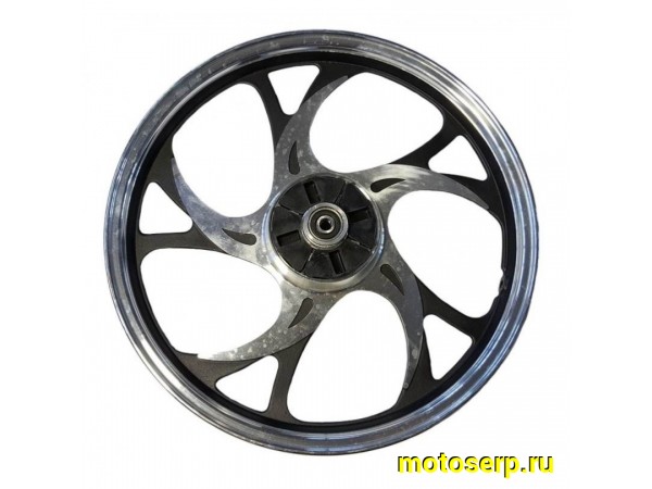 Купить  Колесо 17" заднее (диск колеса) литое 1,60-17" (ось 12мм) Delta, Alpha, Альфа бараб. торм. (шт) (ANKON 006322 купить с доставкой по Москве и России, цена, технические характеристики, комплектация фото  - motoserp.ru