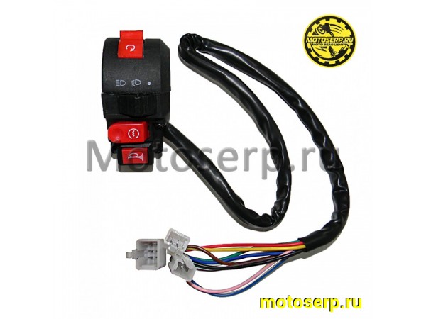 Купить  Переключатели руля (ПК) блок переключателя (6+2+2) ATV110-125cc (левый) (шт) (MT 14979 купить с доставкой по Москве и России, цена, технические характеристики, комплектация фото  - motoserp.ru