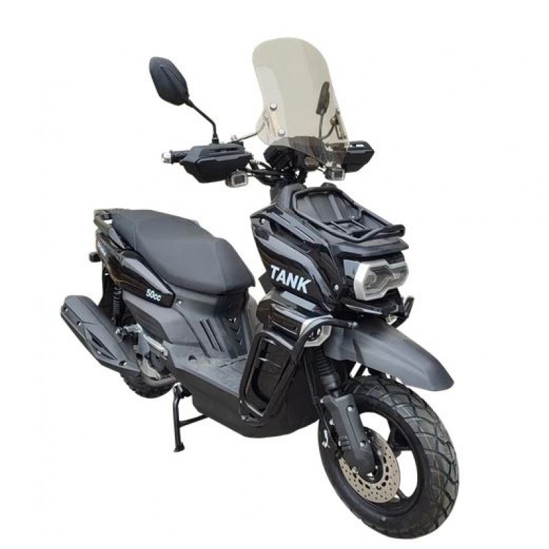 Купить  Скутер TOKISHI TANK 2  50сс торм. диск/диск ,кол. 12"/12"  (шт) 01700   купить с доставкой по Москве и России, цена, технические характеристики, комплектация фото  - motoserp.ru