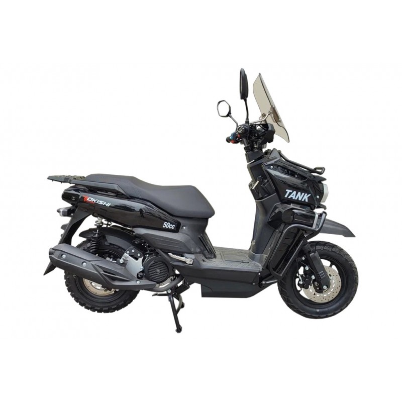 Купить  Скутер TOKISHI TANK 2  50сс торм. диск/диск ,кол. 12"/12"  (шт) 01700   купить с доставкой по Москве и России, цена, технические характеристики, комплектация фото  - motoserp.ru