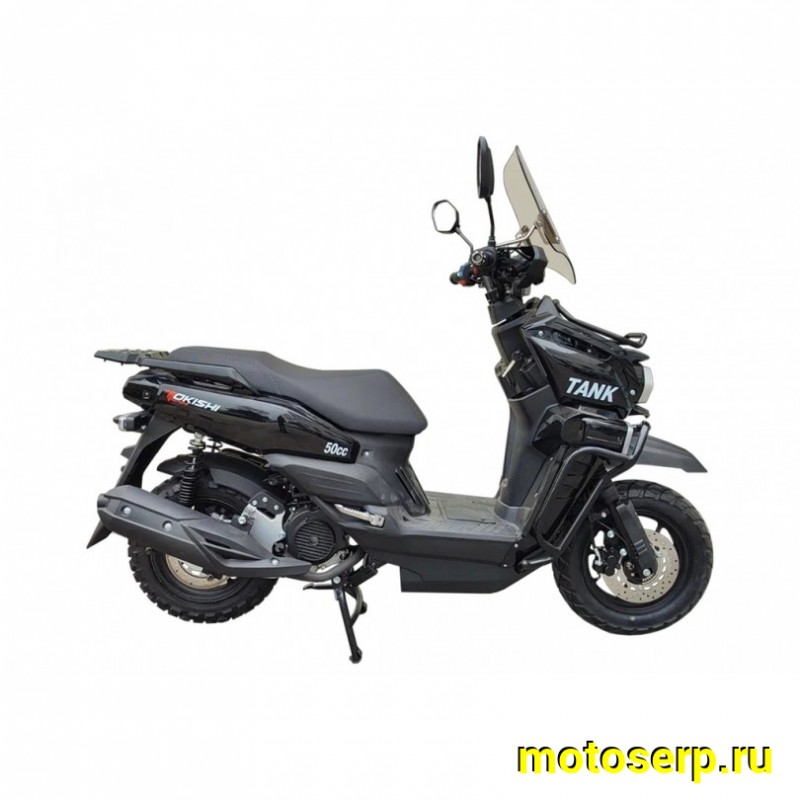 Купить  Скутер TOKISHI TANK 2  50сс торм. диск/диск ,кол. 12"/12"  (шт) 01700   купить с доставкой по Москве и России, цена, технические характеристики, комплектация фото  - motoserp.ru