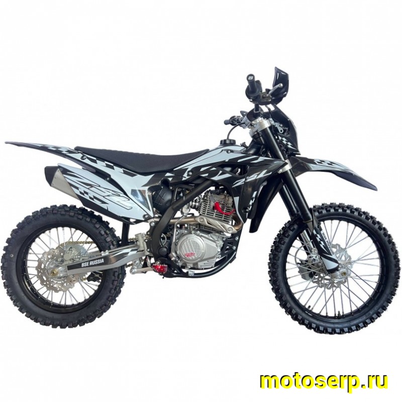 Купить  Мотоцикл Кросс/Эндуро BSE Z5 L White Black (спортин) (шт) купить с доставкой по Москве и России, цена, технические характеристики, комплектация фото  - motoserp.ru