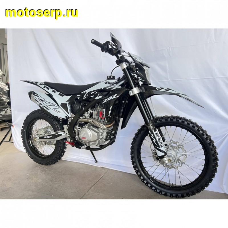 Купить  Мотоцикл Кросс/Эндуро BSE Z5 L White Black (спортин) (шт) купить с доставкой по Москве и России, цена, технические характеристики, комплектация фото  - motoserp.ru