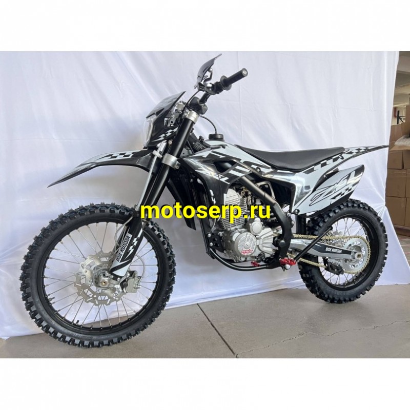 Купить  Мотоцикл Кросс/Эндуро BSE Z5 L White Black (спортин) (шт) купить с доставкой по Москве и России, цена, технические характеристики, комплектация фото  - motoserp.ru