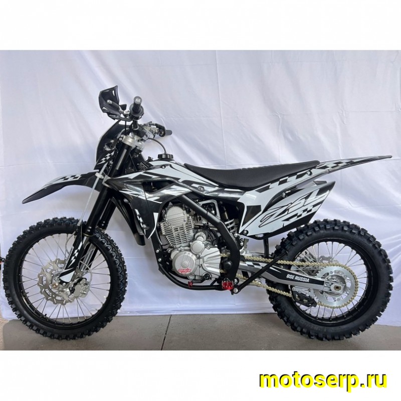 Купить  Мотоцикл Кросс/Эндуро BSE Z5 L White Black (спортин) (шт) купить с доставкой по Москве и России, цена, технические характеристики, комплектация фото  - motoserp.ru