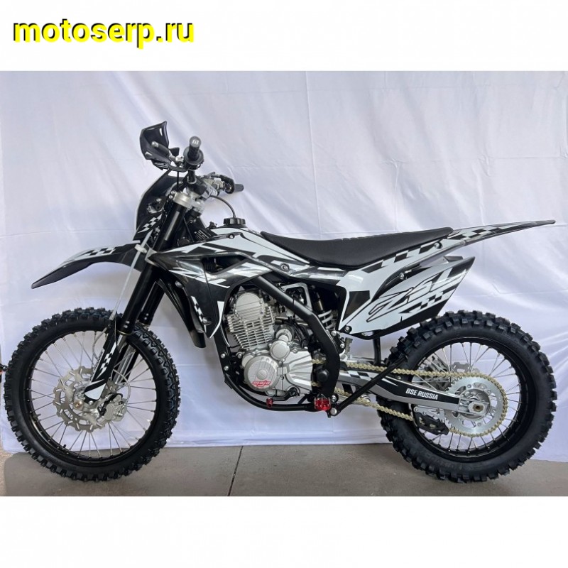 Купить  Мотоцикл Кросс/Эндуро BSE Z5 L White Black (спортин) (шт) купить с доставкой по Москве и России, цена, технические характеристики, комплектация фото  - motoserp.ru