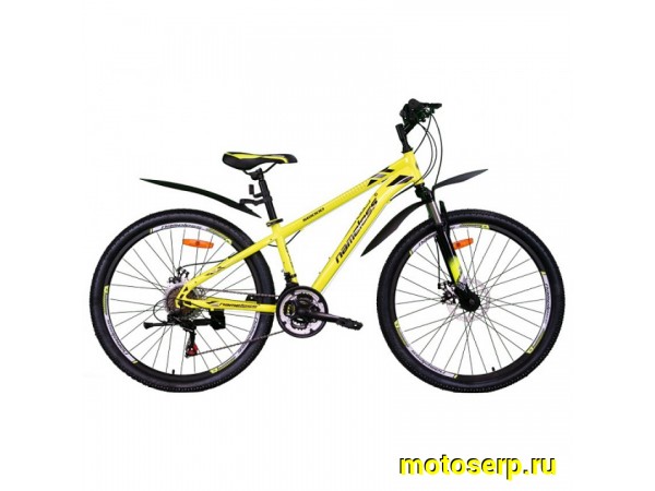 Купить  26" NAMELESS S6100D желтый (13.5") (немелес с6100д) 26"; 21ск; рама-сталь; тормоз-Disk (шт) (ART купить с доставкой по Москве и России, цена, технические характеристики, комплектация фото  - motoserp.ru