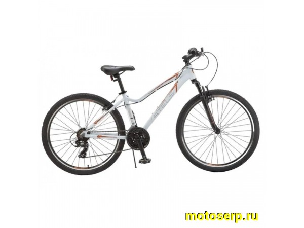 Купить  26" STELS MISS-6000V белый (18) (стелс мисс-6000в) 26"; 21ск; рама-алюминий; тормоз-V-Brake (шт) (ART купить с доставкой по Москве и России, цена, технические характеристики, комплектация фото  - motoserp.ru