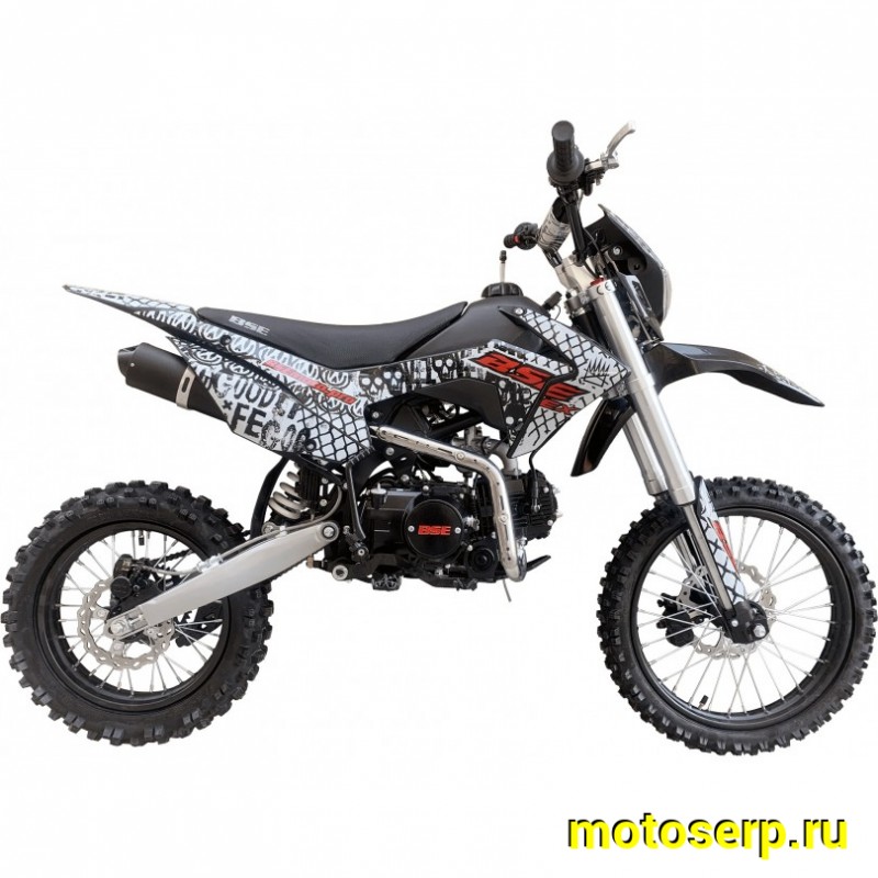 Купить  Питбайк BSE EX125 17/14 Max13 White Red (040) (шт)  купить с доставкой по Москве и России, цена, технические характеристики, комплектация фото  - motoserp.ru