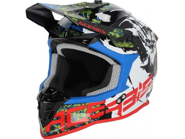 Купить  Шлем Кросс Acerbis Linear 22-06 White/Black (M) (шт) (0 купить с доставкой по Москве и России, цена, технические характеристики, комплектация фото  - motoserp.ru