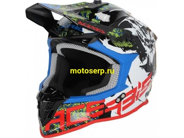 Купить  Шлем Кросс Acerbis LINEAR 22-06 White/Black (S) (шт) (Acerbis 0025316.237.062 купить с доставкой по Москве и России, цена, технические характеристики, комплектация фото  - motoserp.ru