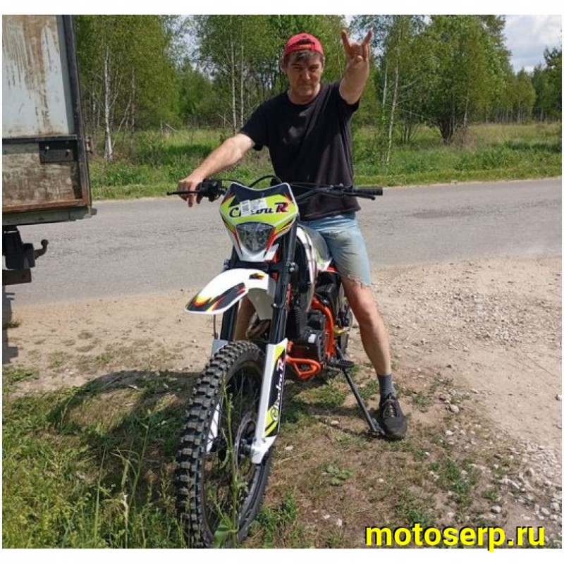 Купить  Мотоцикл Кросс/Эндуро BRZ ChebuR 300 B18 (CB300 спортинв) 300сс, ZS175FMM-3, 21"/18"(шт) (ФОТО (BRZ купить с доставкой по Москве и России, цена, технические характеристики, комплектация фото  - motoserp.ru