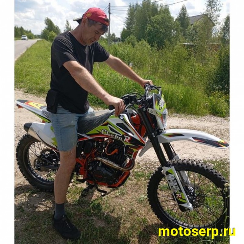 Купить  Мотоцикл Кросс/Эндуро BRZ ChebuR 300 B18 (CB300 спортинв) 300сс, ZS175FMM-3, 21"/18"(шт) (ФОТО (BRZ купить с доставкой по Москве и России, цена, технические характеристики, комплектация фото  - motoserp.ru