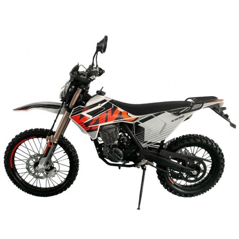 Купить  Мотоцикл Кросс/Эндуро KAYO K3 300 ROAD (ZONGSHEN PR300/ZS175FMM-5) 21/18" (2025г) ПТС  (шт) (SM (ФОТО купить с доставкой по Москве и России, цена, технические характеристики, комплектация фото  - motoserp.ru