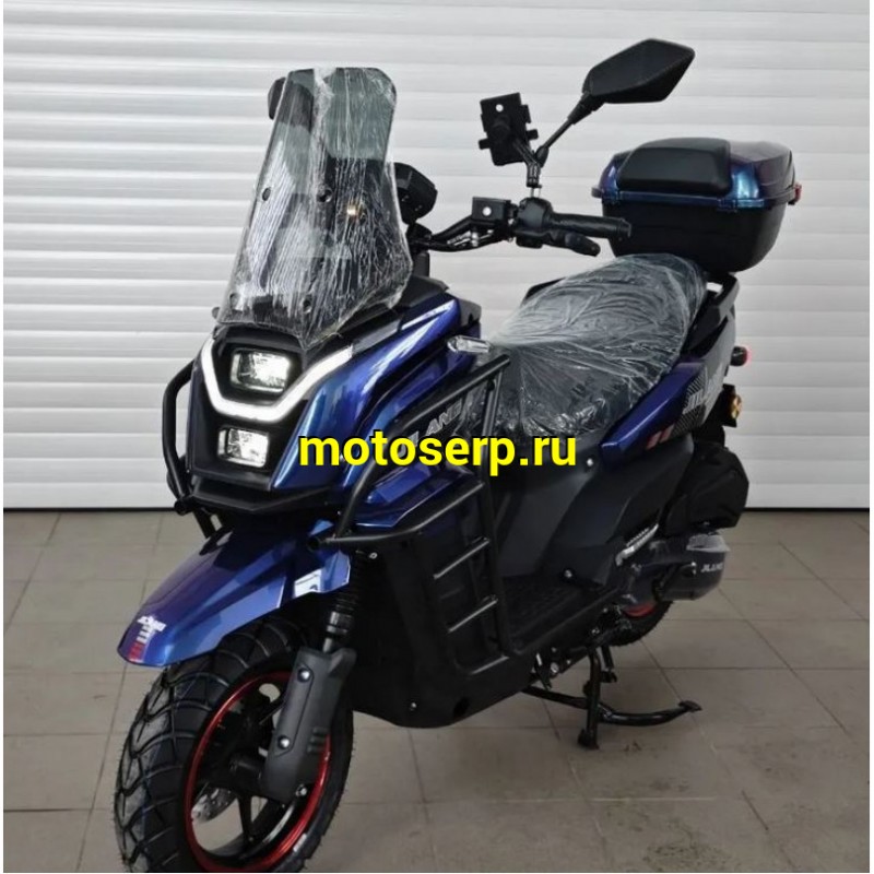Купить  Скутер Jilang TANK-3 EFI 50сс 12/12" ИНЖЕКТОР, дикс/диск, дуги, кофр, держатель телефона, кофр (шт) 01700 (Jilang (ФОТО купить с доставкой по Москве и России, цена, технические характеристики, комплектация фото  - motoserp.ru