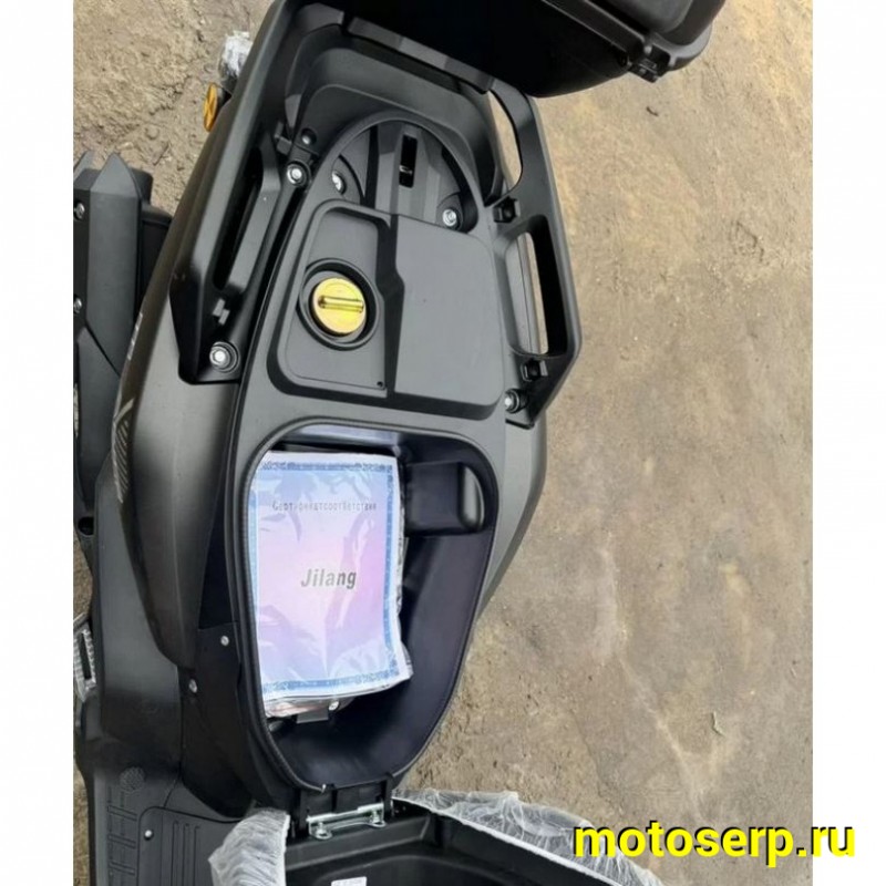 Купить  Скутер Jilang TANK-3 EFI 50сс 12/12" ИНЖЕКТОР, дикс/диск, дуги, кофр, держатель телефона, кофр (шт) 01700 (Jilang  (К-дар купить с доставкой по Москве и России, цена, технические характеристики, комплектация фото  - motoserp.ru