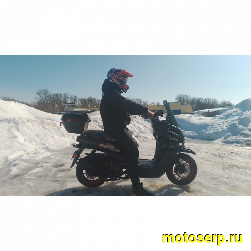Купить  Скутер Jilang TANK-3 EFI 50сс 12/12" ИНЖЕКТОР, дикс/диск, дуги, кофр, держатель телефона, кофр (шт) 01700 (Jilang  (К-дар купить с доставкой по Москве и России, цена, технические характеристики, комплектация фото  - motoserp.ru
