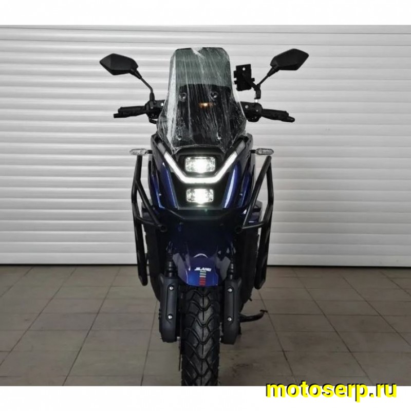 Купить  Скутер Jilang TANK-3 EFI 50сс 12/12" ИНЖЕКТОР, дикс/диск, дуги, кофр, держатель телефона, кофр (шт) 01700 (Jilang  (К-дар купить с доставкой по Москве и России, цена, технические характеристики, комплектация фото  - motoserp.ru