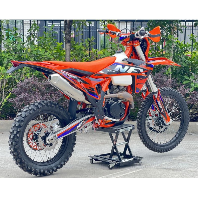 Купить  Мотоцикл Кросс/Эндуро NFX Outlaw ZS174MN-5 (NB300)  21/18" (репл KTM 24) с прогрес. , 21"/18" пластик КТМ 24 и рама (К10) (шт) купить с доставкой по Москве и России, цена, технические характеристики, комплектация фото  - motoserp.ru