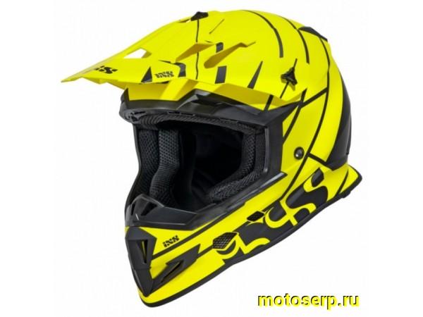 Купить  Шлем Кросс IXS 361 2.2 X12037 M53 желтый/черный матовый р-р XL  (шт)  (IXS X12037_M53_XL купить с доставкой по Москве и России, цена, технические характеристики, комплектация фото  - motoserp.ru