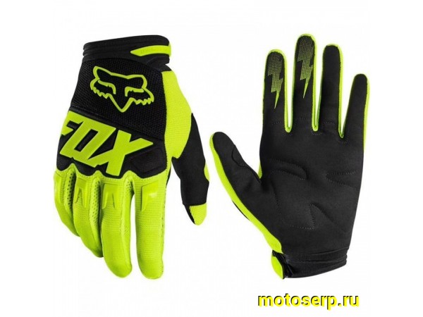 Купить  Перчатки Fox Dirtpaw Race салатовый/черный (S) (реплика) (пар) (Кокурин  купить с доставкой по Москве и России, цена, технические характеристики, комплектация фото  - motoserp.ru
