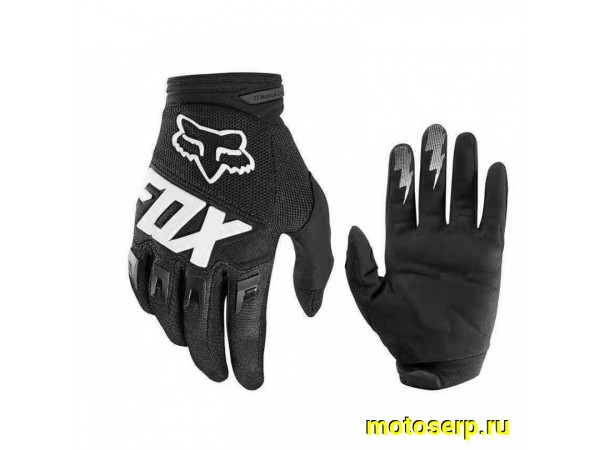 Купить  Перчатки Fox Dirtpaw Race черный c белой надписью (S) (реплика) (пар) (Кокурин  купить с доставкой по Москве и России, цена, технические характеристики, комплектация фото  - motoserp.ru