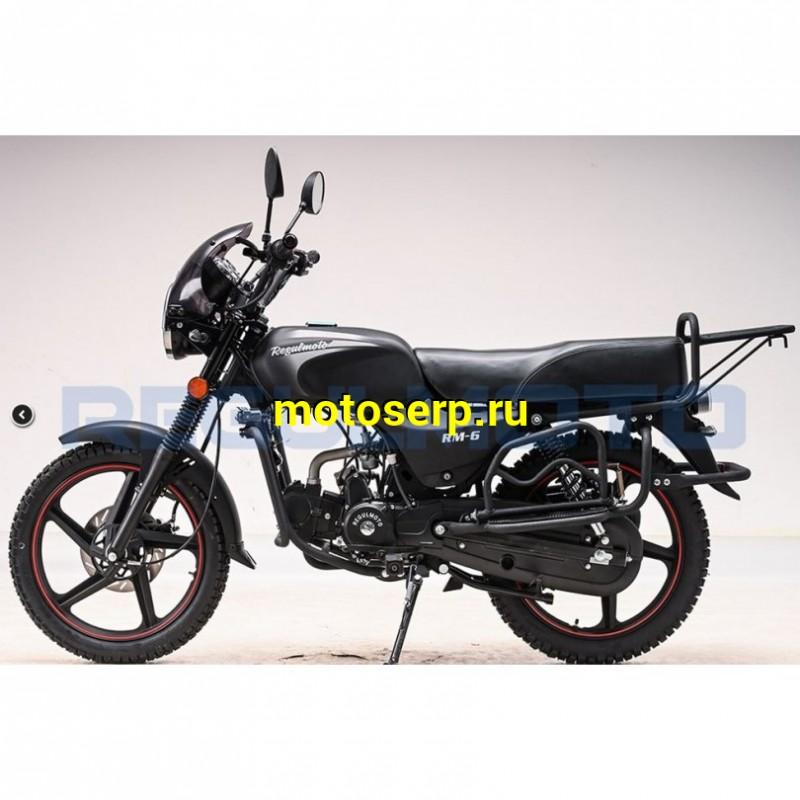 Купить  Мопед Regulmoto Alpha (RM-6) Черный матовый 4Т; 50cc;  колеса  (шт) 01250 (ФОТО купить с доставкой по Москве и России, цена, технические характеристики, комплектация фото  - motoserp.ru