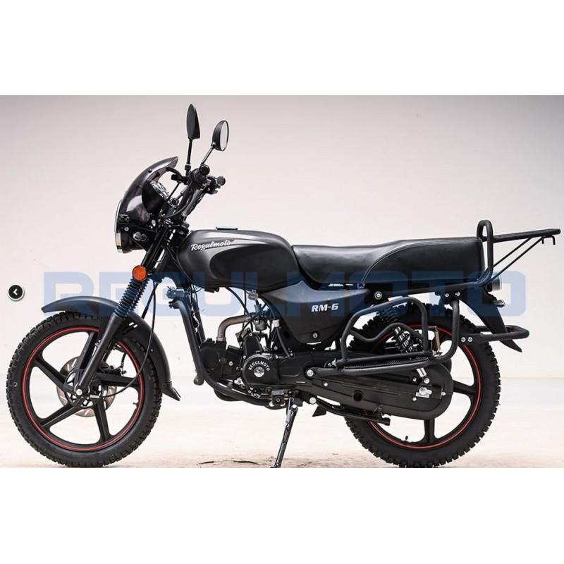 Купить  Мопед Regulmoto Alpha (RM-6) PRO Черный матовый 4Т; 50cc;  колеса  (шт) 01250 (ФОТО купить с доставкой по Москве и России, цена, технические характеристики, комплектация фото  - motoserp.ru