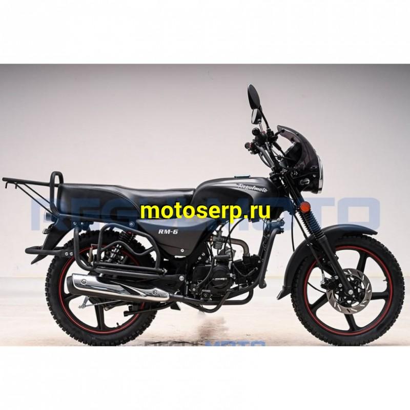 Купить  Мопед Regulmoto Alpha (RM-6) Черный матовый 4Т; 50cc;  колеса  (шт) 01250 (ФОТО купить с доставкой по Москве и России, цена, технические характеристики, комплектация фото  - motoserp.ru