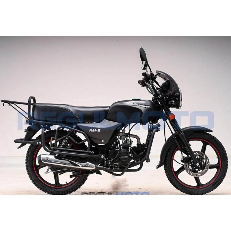 Купить  Мопед Regulmoto Alpha (RM-6) PRO Черный матовый 4Т; 50cc;  колеса  (шт) 01250 (ФОТО купить с доставкой по Москве и России, цена, технические характеристики, комплектация фото  - motoserp.ru
