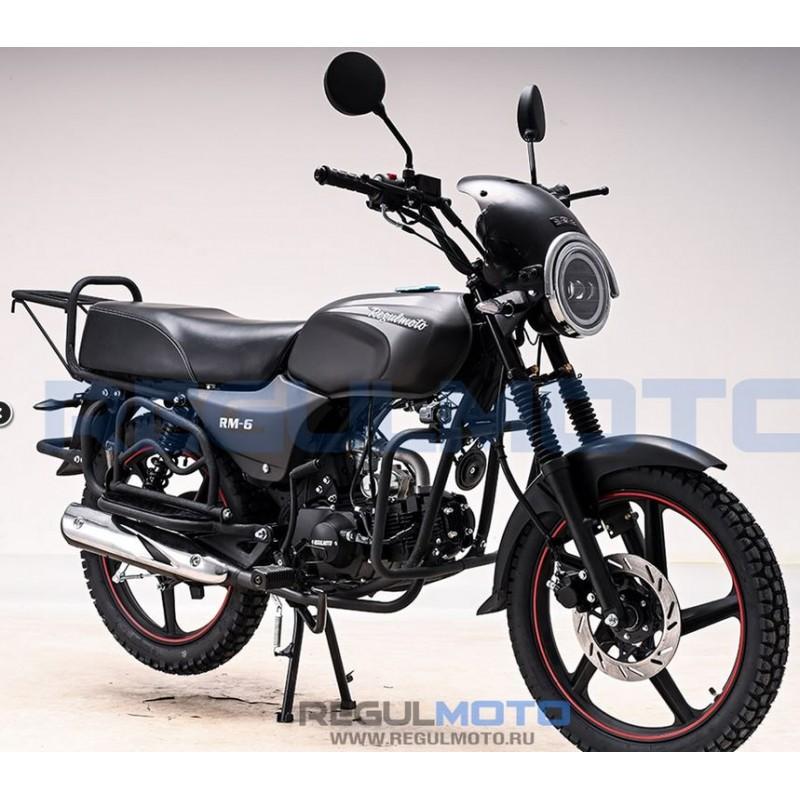 Купить  Мопед Regulmoto Alpha (RM-6) PRO Черный матовый 4Т; 50cc;  колеса  (шт) 01250 (ФОТО купить с доставкой по Москве и России, цена, технические характеристики, комплектация фото  - motoserp.ru
