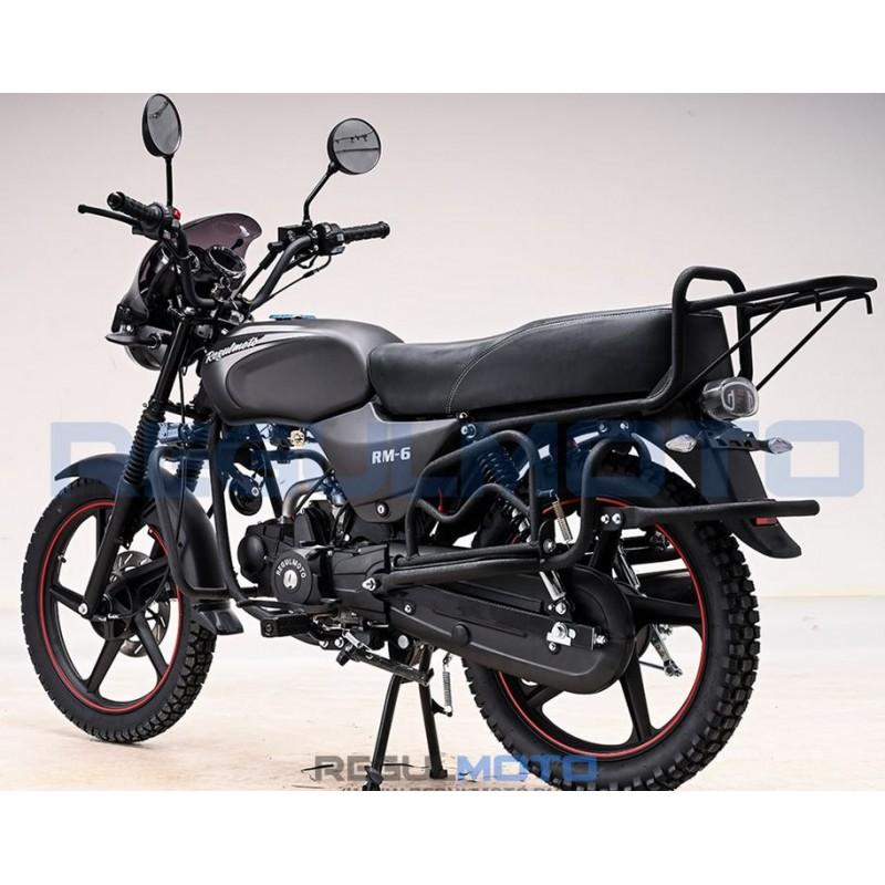 Купить  Мопед Regulmoto Alpha (RM-6) PRO Черный матовый 4Т; 50cc;  колеса  (шт) 01250 (ФОТО купить с доставкой по Москве и России, цена, технические характеристики, комплектация фото  - motoserp.ru
