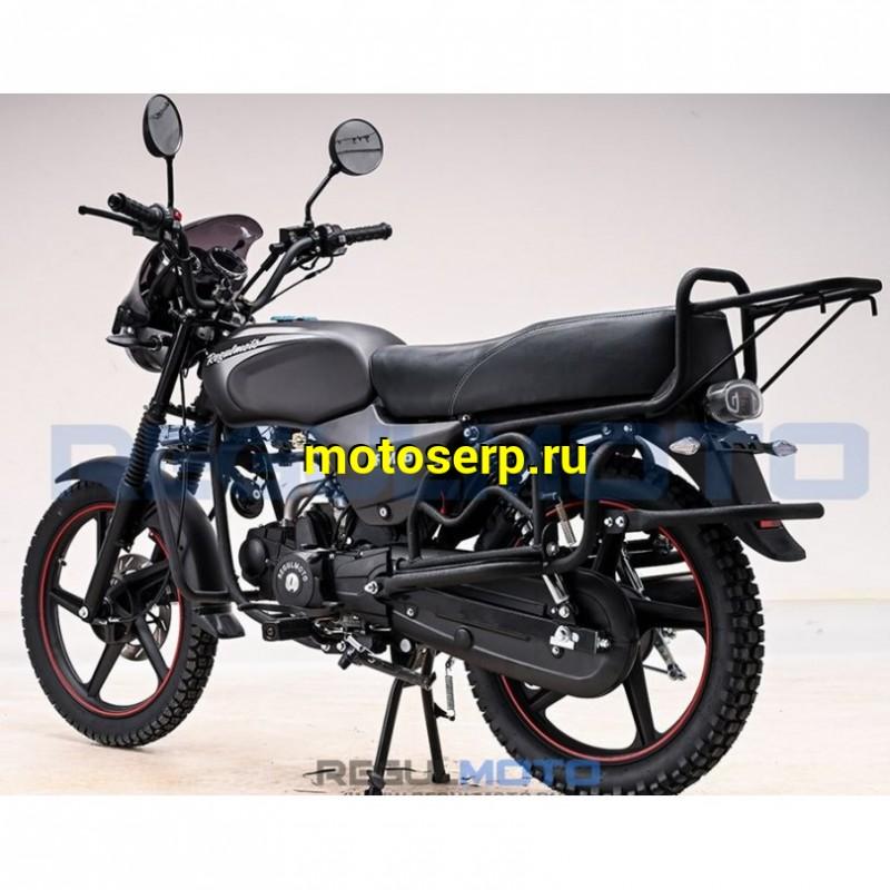 Купить  Мопед Regulmoto Alpha (RM-6) Черный матовый 4Т; 50cc;  колеса  (шт) 01250 (ФОТО купить с доставкой по Москве и России, цена, технические характеристики, комплектация фото  - motoserp.ru