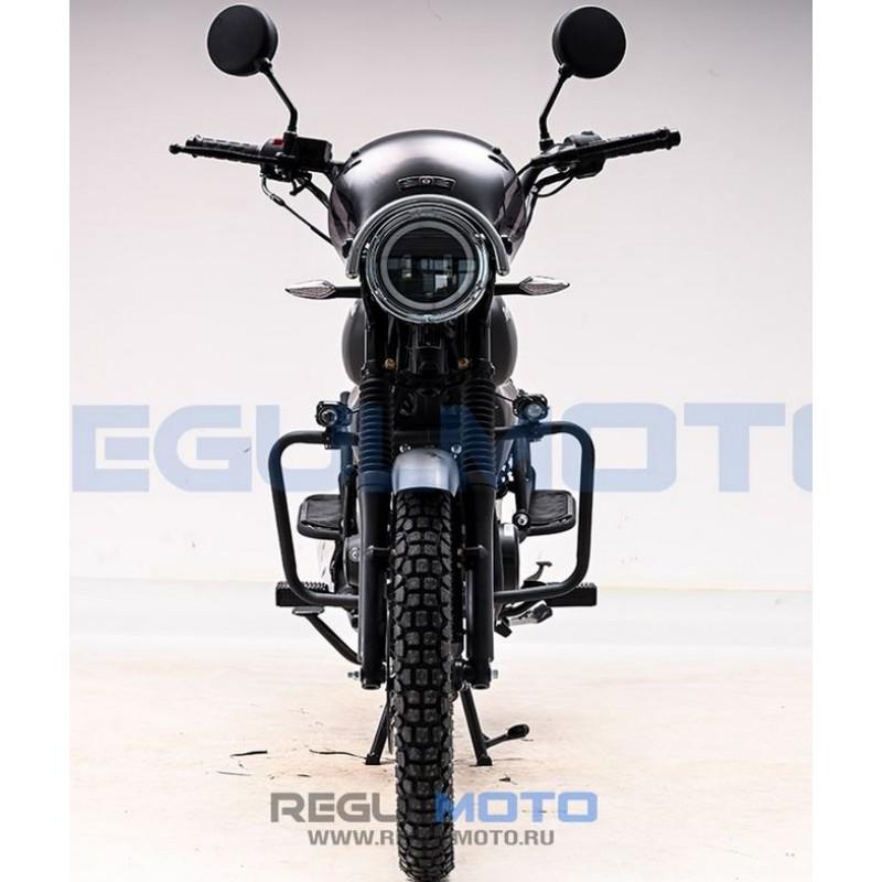 Купить  Мопед Regulmoto Alpha (RM-6) PRO Черный матовый 4Т; 50cc;  колеса  (шт) 01250 (ФОТО купить с доставкой по Москве и России, цена, технические характеристики, комплектация фото  - motoserp.ru