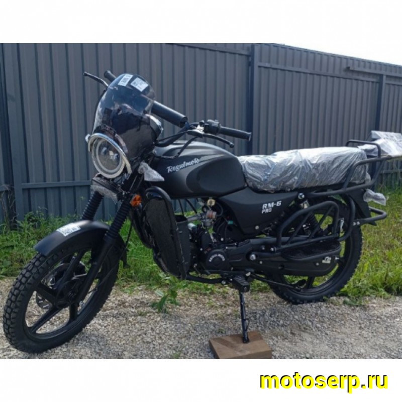Купить  Мопед Regulmoto Alpha (RM-6) PRO Черный матовый 4Т; 50cc;  колеса  (шт) 01250 (ФОТО купить с доставкой по Москве и России, цена, технические характеристики, комплектация фото  - motoserp.ru