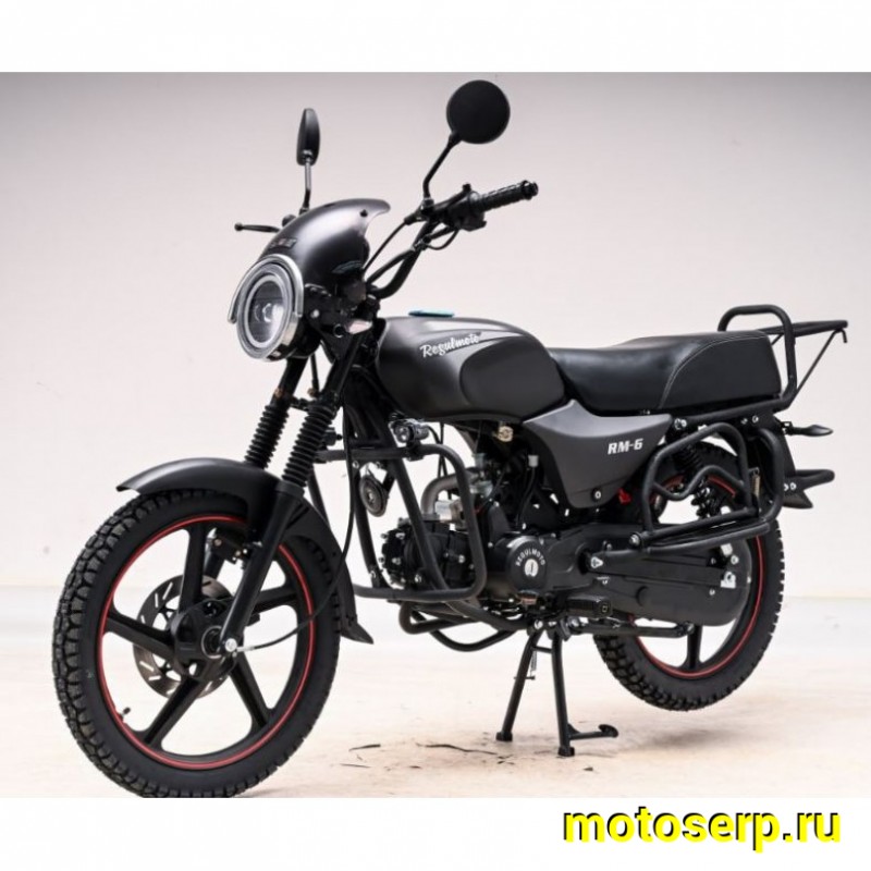 Купить  Мопед Regulmoto Alpha (RM-6) Серый 4Т; 50cc;  колеса 17/17 (шт) 01250 (ФОТО купить с доставкой по Москве и России, цена, технические характеристики, комплектация фото  - motoserp.ru