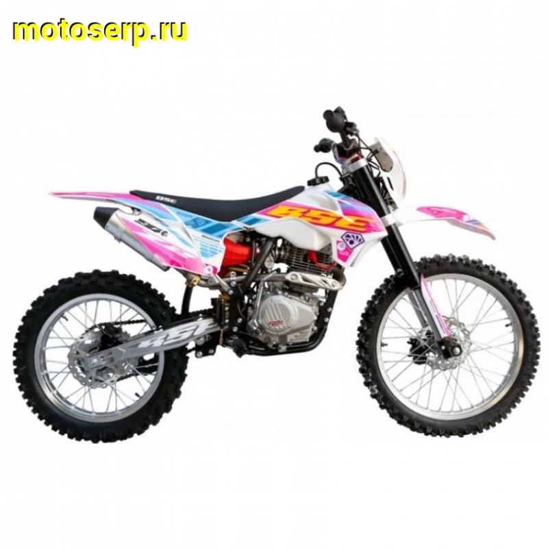Купить  Мотоцикл Кросс/Эндуро BSE Z2 19/16 Roqvi Pink 250сс (спортинв) , карб, возд.охл., диск/диск кол. (шт)  (ФОТО купить с доставкой по Москве и России, цена, технические характеристики, комплектация фото  - motoserp.ru