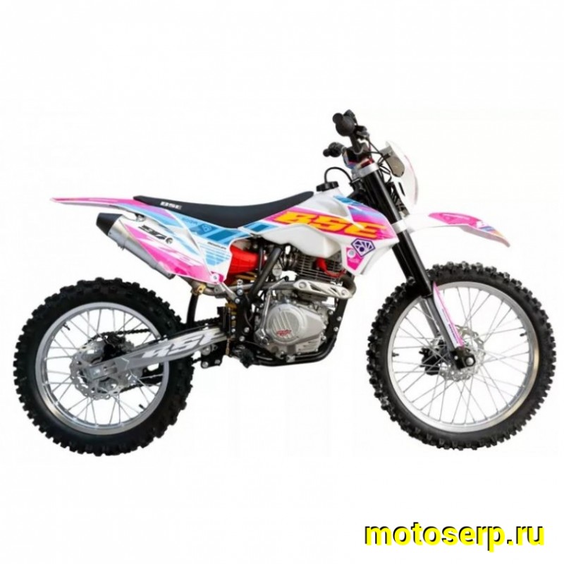 Купить  Мотоцикл Кросс/Эндуро BSE Z2 19/16 Roqvi Pink 250сс (спортинв) , карб, возд.охл., диск/диск кол. (шт)  (ФОТО купить с доставкой по Москве и России, цена, технические характеристики, комплектация фото  - motoserp.ru
