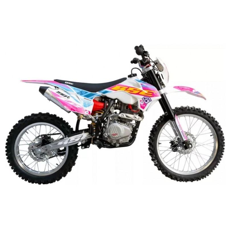 Купить  Мотоцикл Кросс/Эндуро BSE Z2 19/16 Roqvi Pink 250сс (спортинв) , карб, возд.охл., диск/диск кол. (шт)  (ФОТО купить с доставкой по Москве и России, цена, технические характеристики, комплектация фото  - motoserp.ru