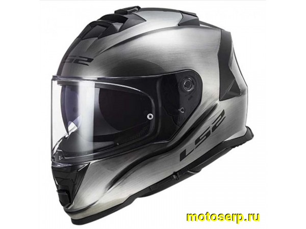 Купить  Шлем закрытый LS2 FF800 STORM II JEANS Titanium (S) интеграл (шт) (LS2 купить с доставкой по Москве и России, цена, технические характеристики, комплектация фото  - motoserp.ru