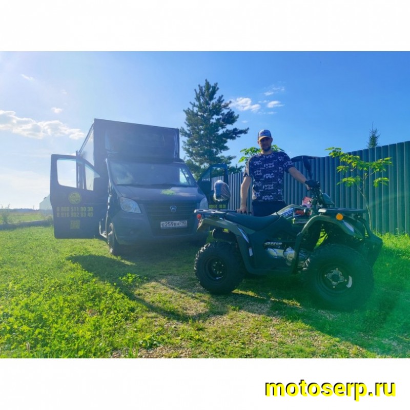 Купить  200cc Квадроцикл KAYO AU200 спинка ЗЕЛЕНЫЙ ХАКИ, (ПТС) LX163FML Loncin 200сс, 10/10" электростарт, диск/диск, приборка (шт) (SM купить с доставкой по Москве и России, цена, технические характеристики, комплектация фото  - motoserp.ru
