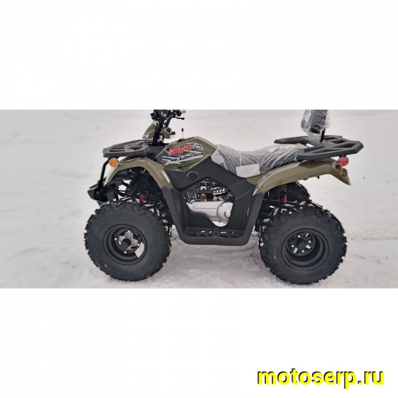 Купить  200cc Квадроцикл KAYO AU200 спинка ЗЕЛЕНЫЙ ХАКИ, (ПТС) LX163FML Loncin 200сс, 10/10" электростарт, диск/диск, приборка (шт) (SM купить с доставкой по Москве и России, цена, технические характеристики, комплектация фото  - motoserp.ru